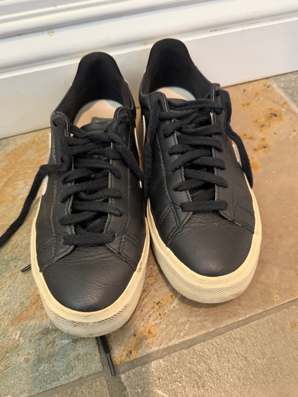 Women’s black VEJA sneaker size 9